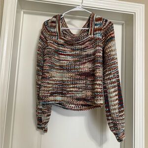 Multicolor Knit Women's Sweater